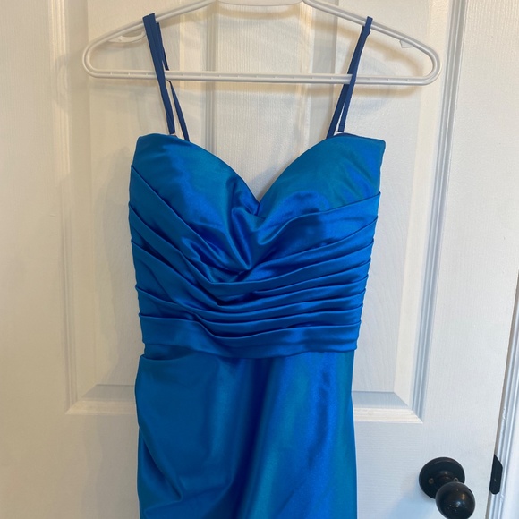 Dressroom Boutique, Blue Long Formal Dress, Size S, US 4 - Picture 2 of 4